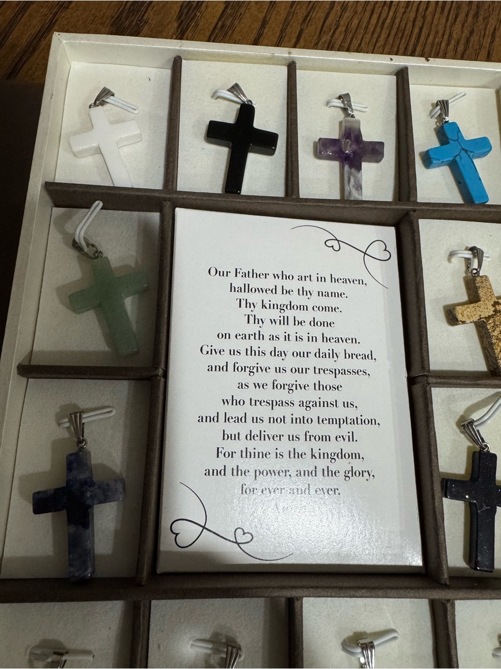 Assorted Multi-Color Cross Pendant Set Necklace Collection - Picture 3 of 14